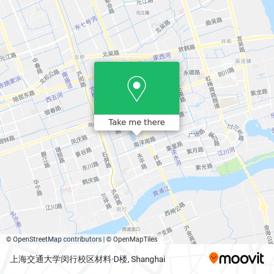 上海交通大学闵行校区材料·D楼 map