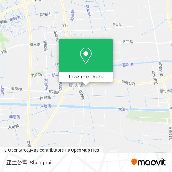 亚兰公寓 map