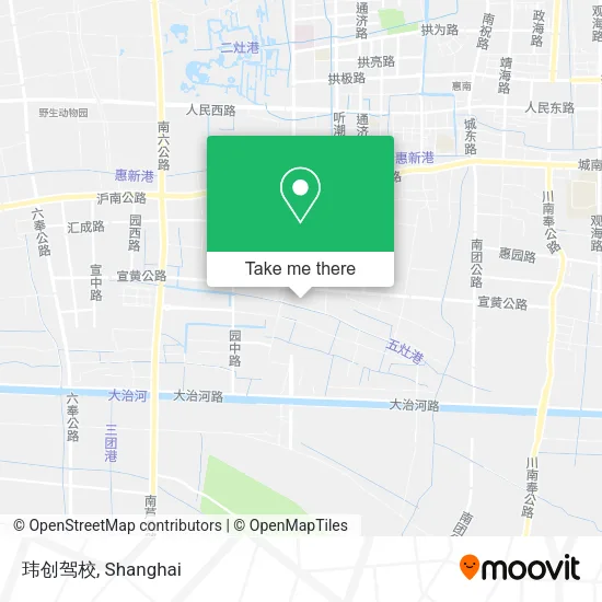玮创驾校 map