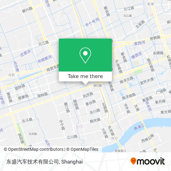 东盛汽车技术有限公司 map