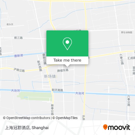 上海冠郡酒店 map