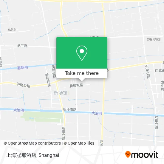上海冠郡酒店 map