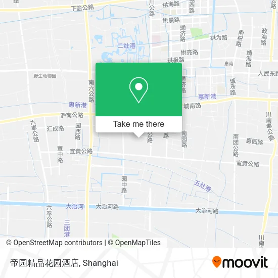 帝园精品花园酒店 map