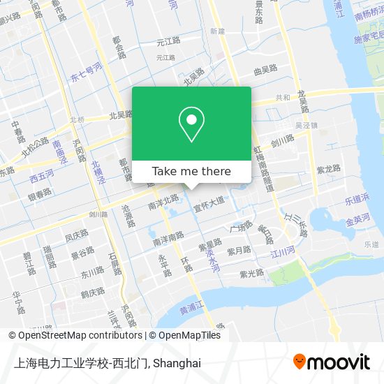 上海电力工业学校-西北门 map