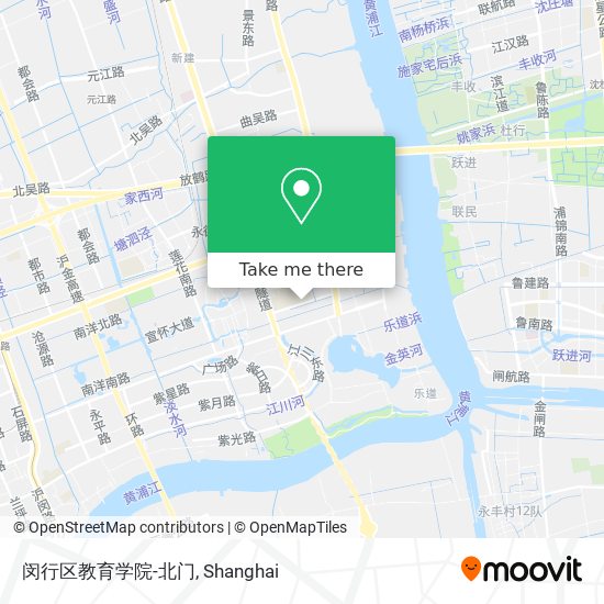 闵行区教育学院-北门 map