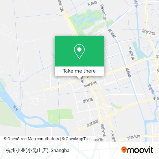杭州小业(小昆山店) map