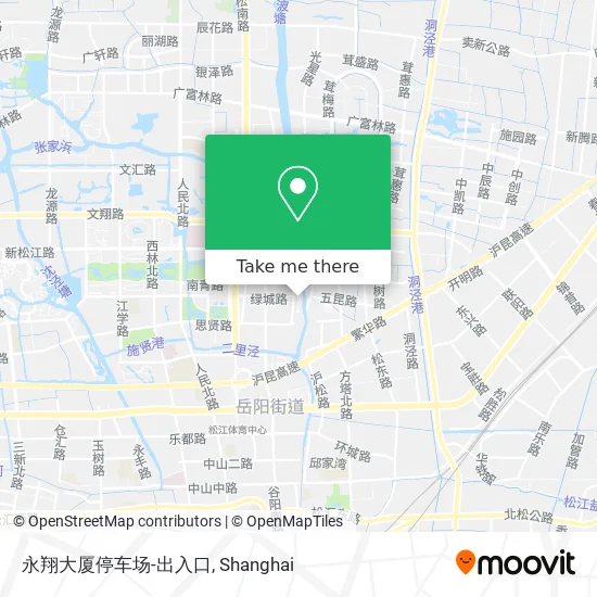 永翔大厦停车场-出入口 map