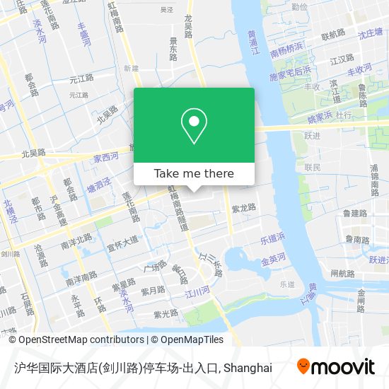 沪华国际大酒店(剑川路)停车场-出入口 map