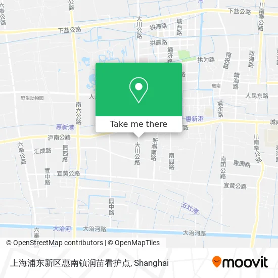 上海浦东新区惠南镇润苗看护点 map
