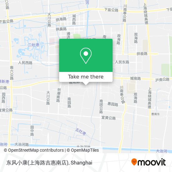 东风小康(上海路吉惠南店) map