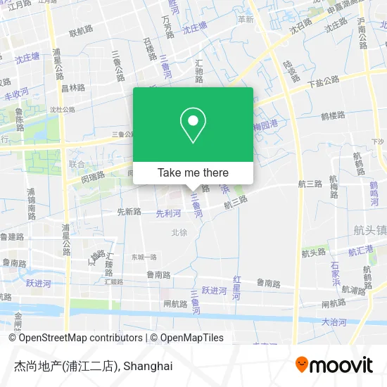 杰尚地产(浦江二店) map