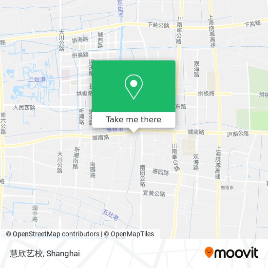 慧欣艺校 map