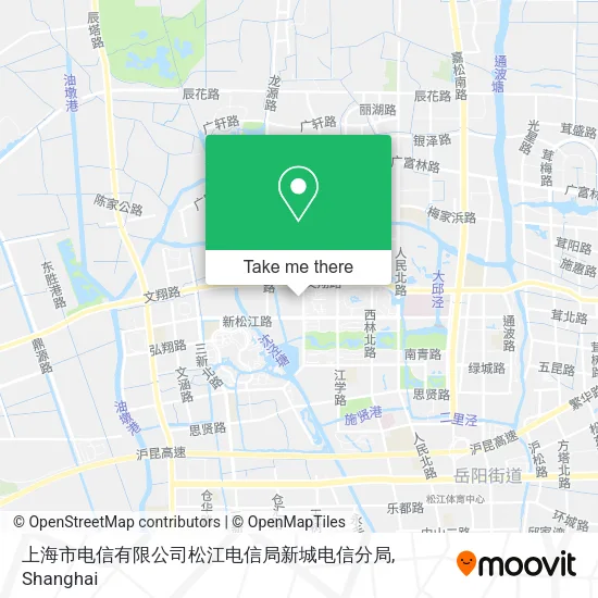 上海市电信有限公司松江电信局新城电信分局 map