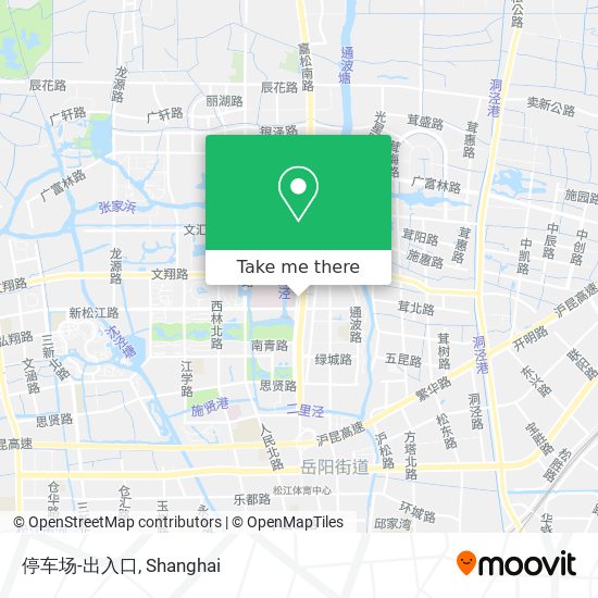 停车场-出入口 map