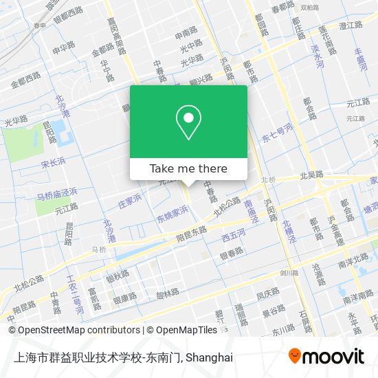 上海市群益职业技术学校-东南门 map
