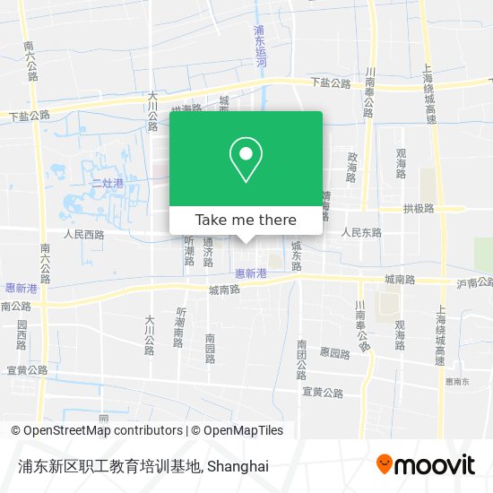 浦东新区职工教育培训基地 map