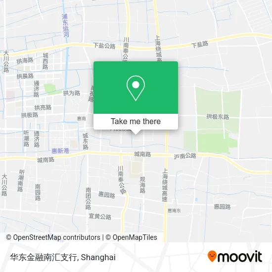 华东金融南汇支行 map