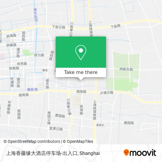 上海香藤缘大酒店停车场-出入口 map