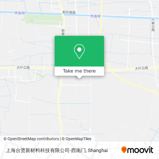 上海台贤新材料科技有限公司-西南门 map