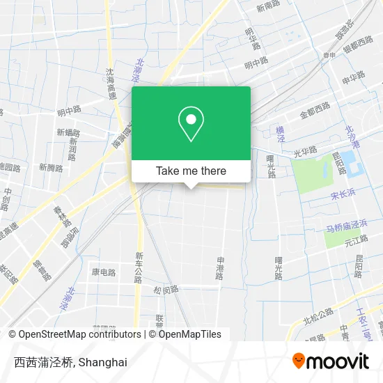 西茜蒲泾桥 map