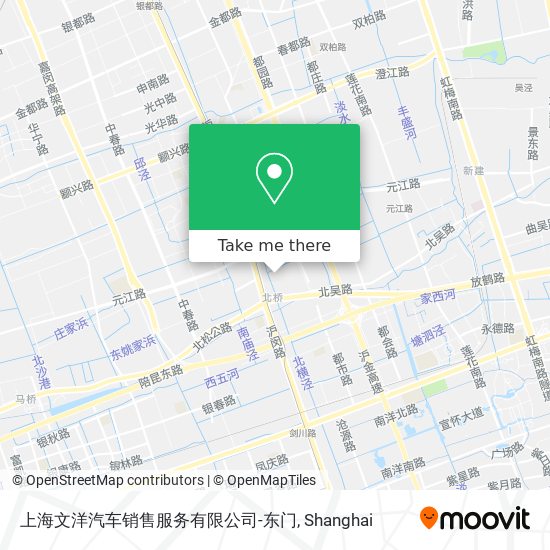 上海文洋汽车销售服务有限公司-东门 map