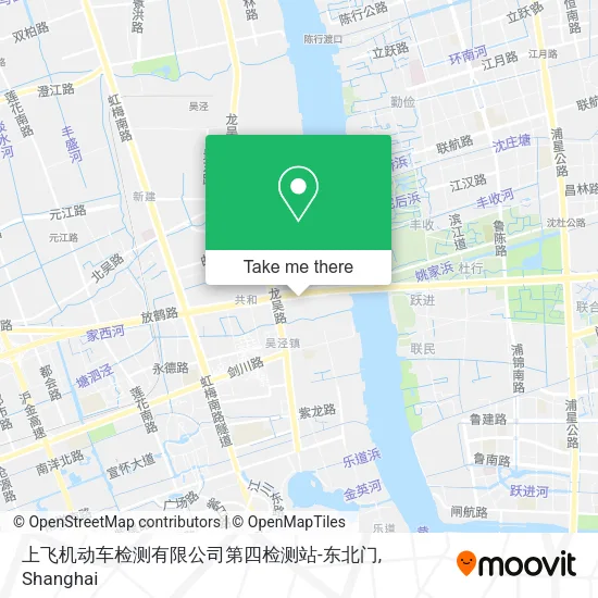 上飞机动车检测有限公司第四检测站-东北门 map