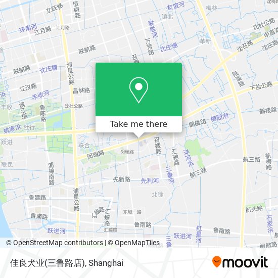 佳良犬业(三鲁路店) map