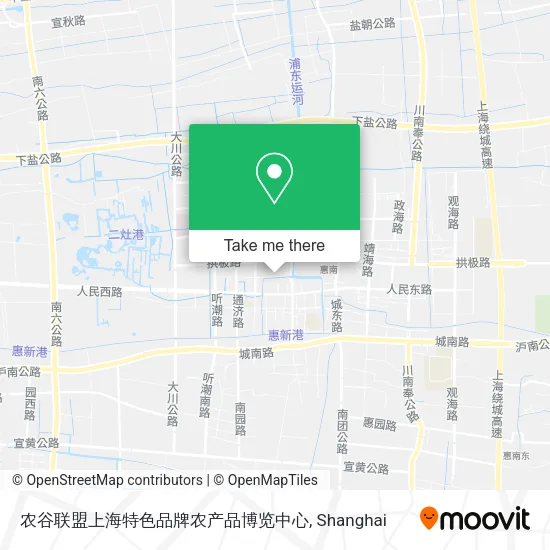 农谷联盟上海特色品牌农产品博览中心 map