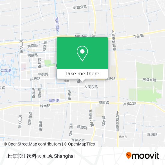 上海宗旺饮料大卖场 map