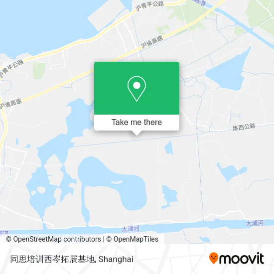 同思培训西岑拓展基地 map