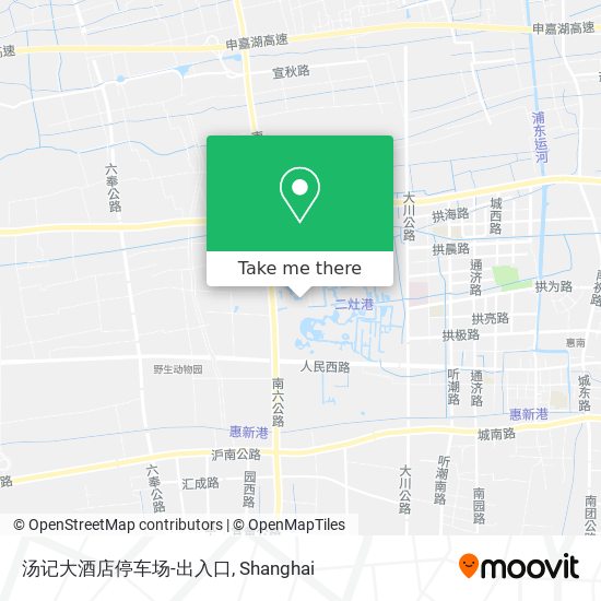 汤记大酒店停车场-出入口 map