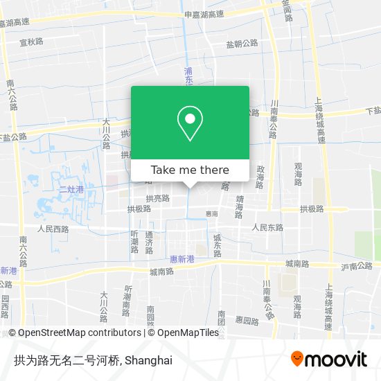 拱为路无名二号河桥 map