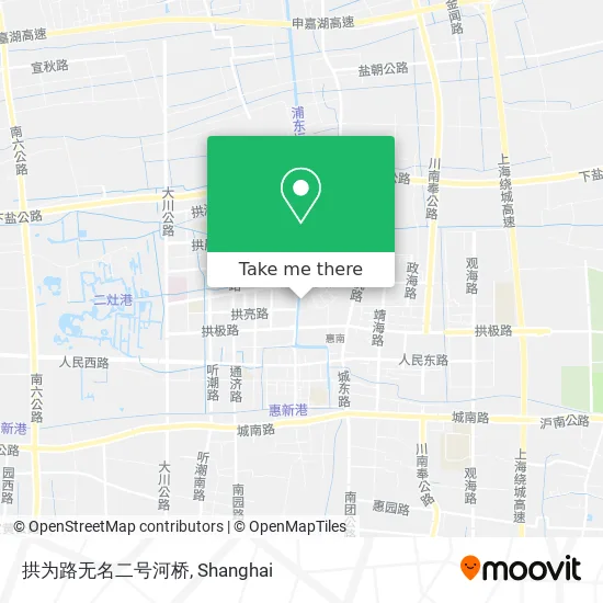 拱为路无名二号河桥 map