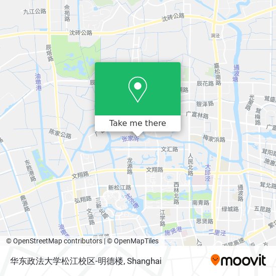 华东政法大学松江校区-明德楼 map