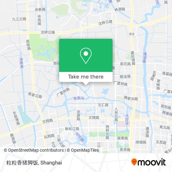 粒粒香猪脚饭 map