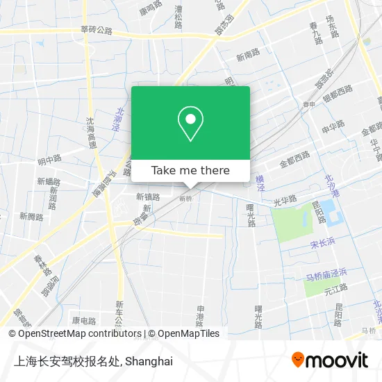 上海长安驾校报名处 map