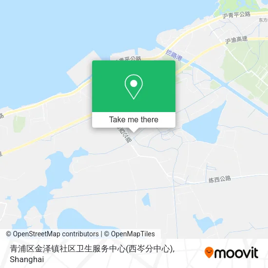 青浦区金泽镇社区卫生服务中心(西岑分中心) map