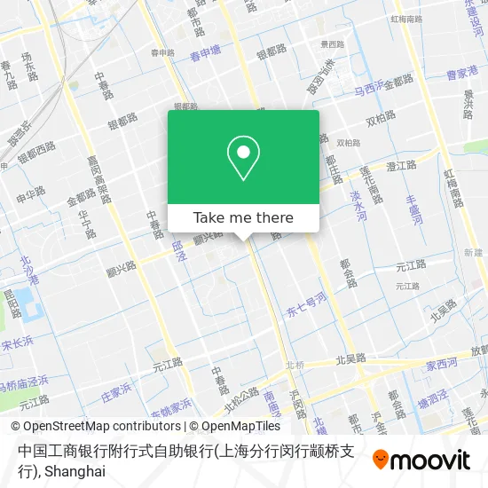 中国工商银行附行式自助银行(上海分行闵行颛桥支行) map