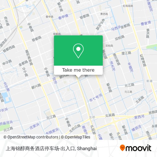 上海锦醇商务酒店停车场-出入口 map