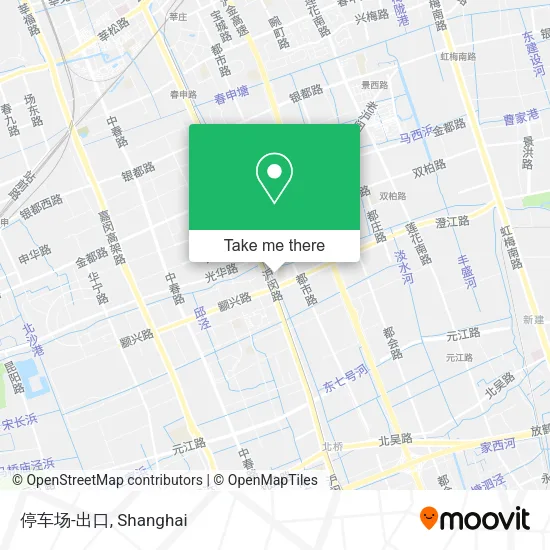 停车场-出口 map
