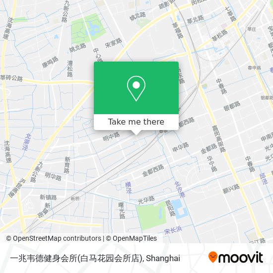 一兆韦德健身会所(白马花园会所店) map