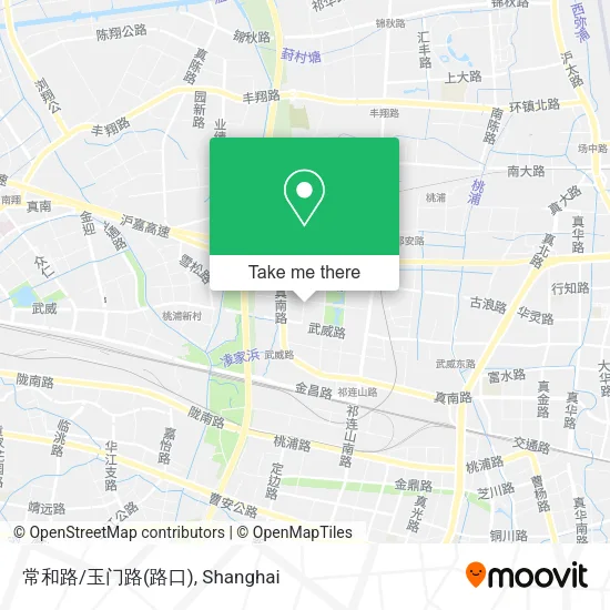 常和路/玉门路(路口) map
