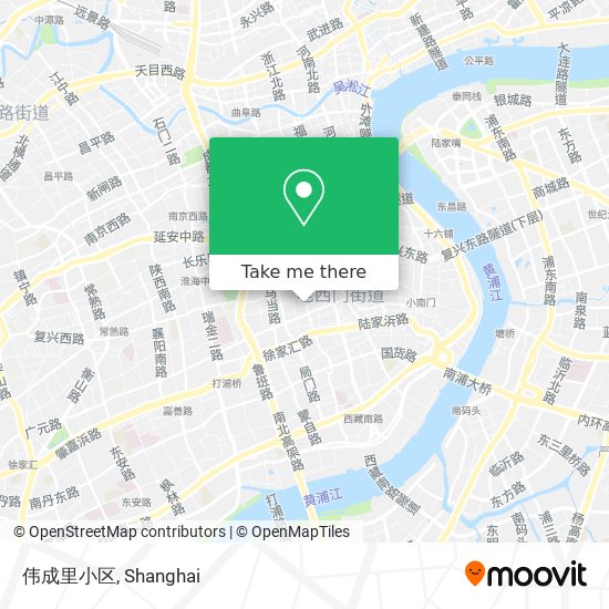 伟成里小区 map