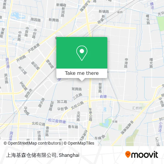 上海基森仓储有限公司 map