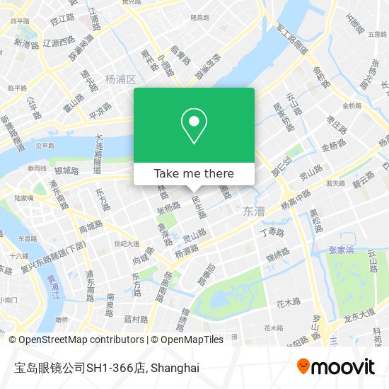 宝岛眼镜公司SH1-366店 map