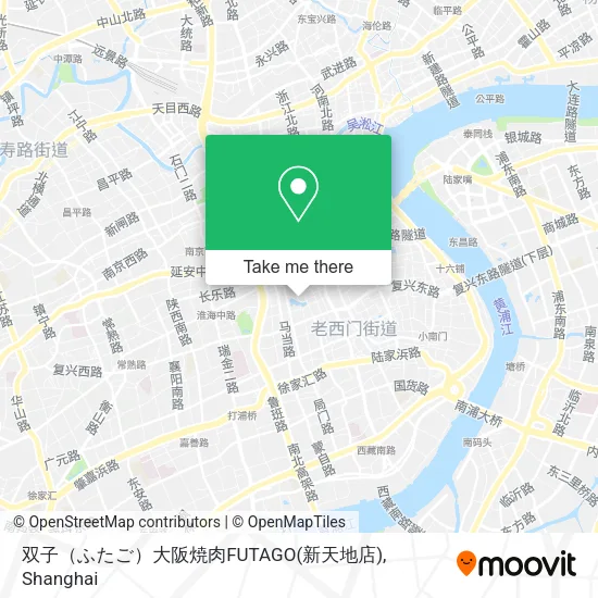 双子（ふたご）大阪焼肉FUTAGO(新天地店) map