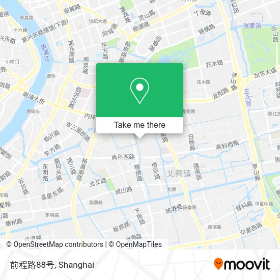 前程路88号 map