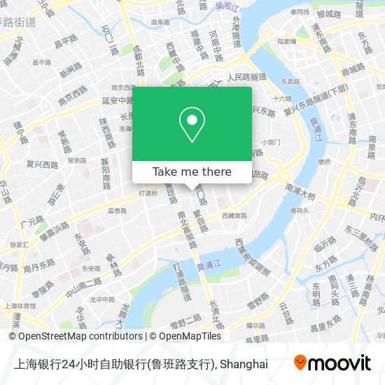 上海银行24小时自助银行(鲁班路支行) map