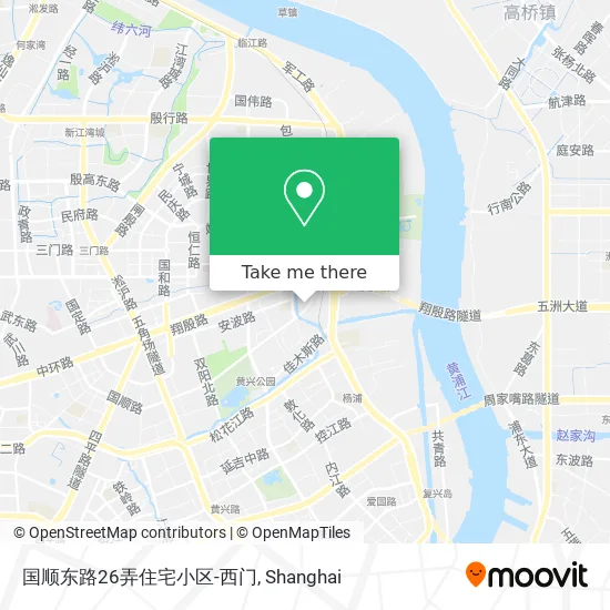 国顺东路26弄住宅小区-西门 map
