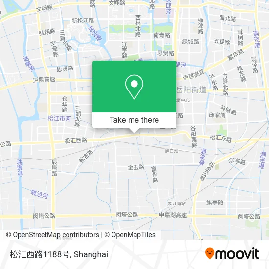 松汇西路1188号 map